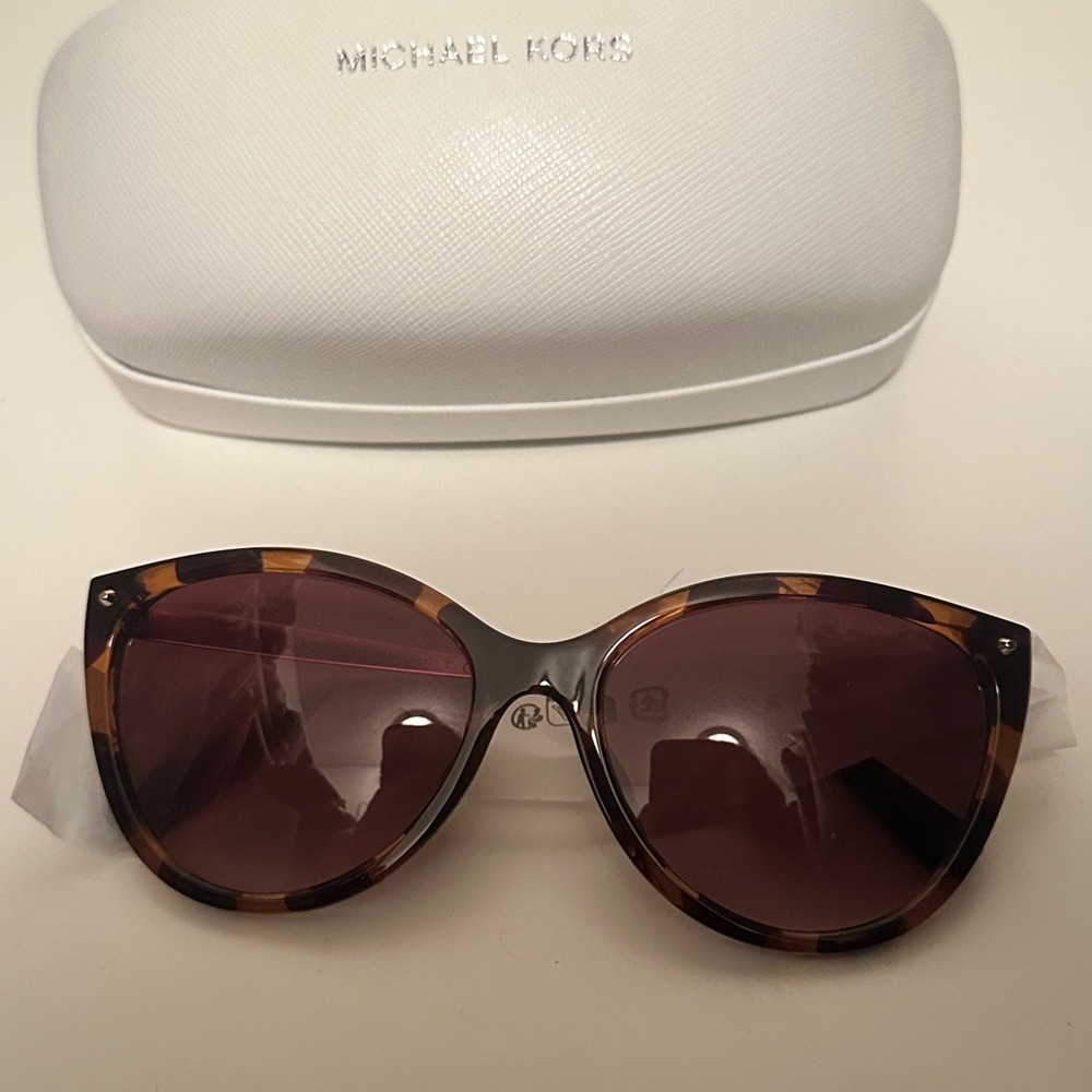 Michael Kors Brown Sunglasses with Black Accents